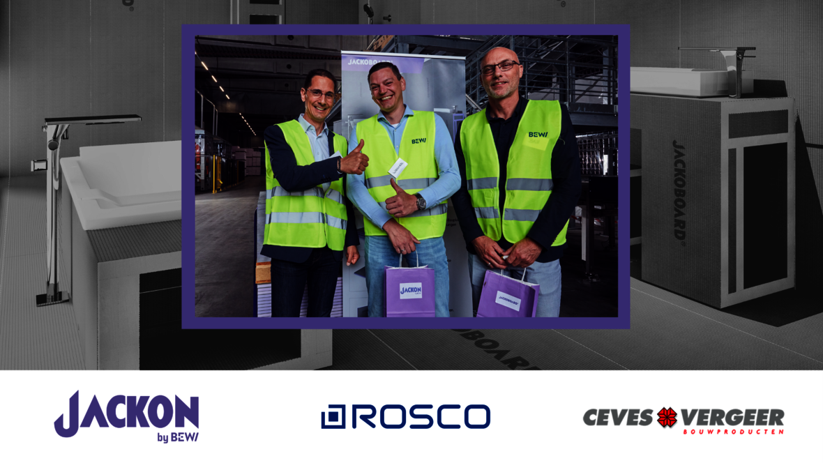 Sterke partners voor de juiste kwaliteit en dienstverlening: JACKOBOARD® - CEVES VERGEER - ROSCO