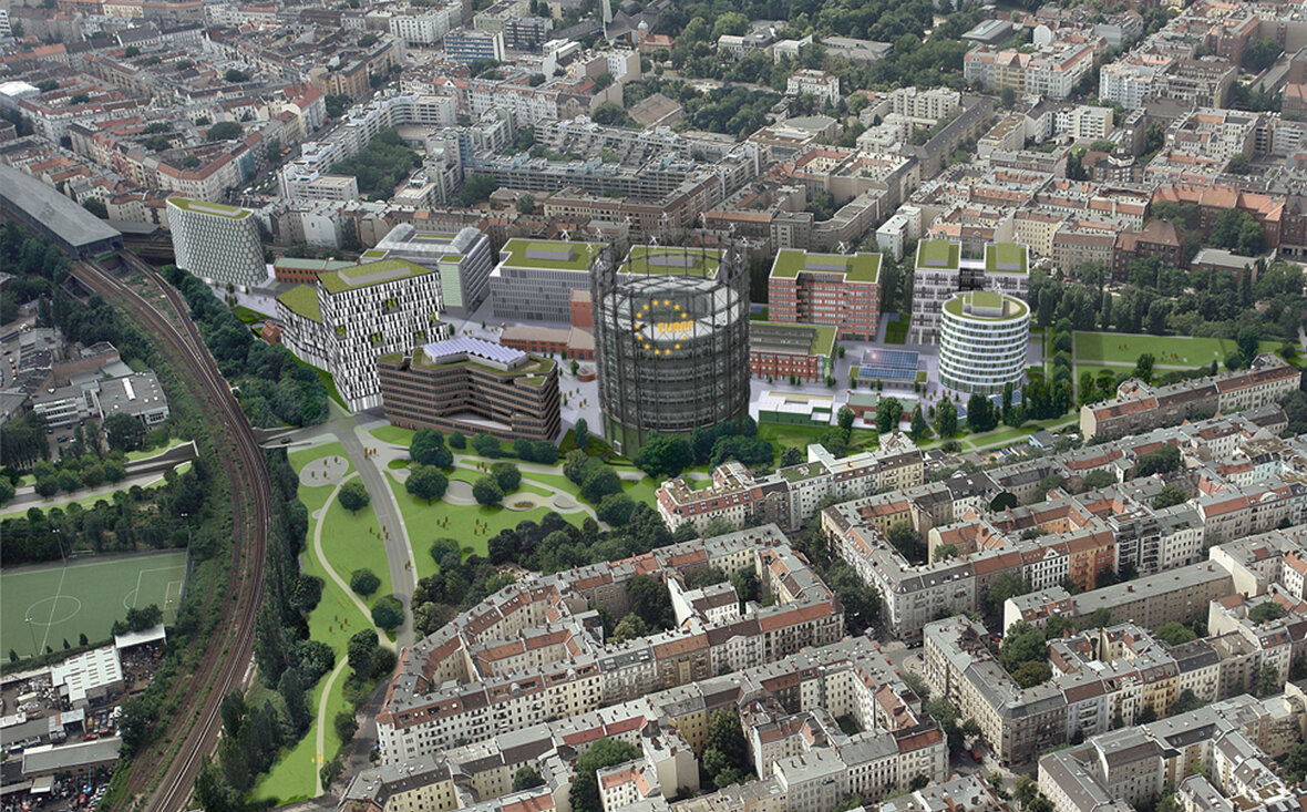 Bouwen aan de toekomst nu al realiteit:  begroeid omkeerdak voor kantoorgebouw op de EUREF-Campus