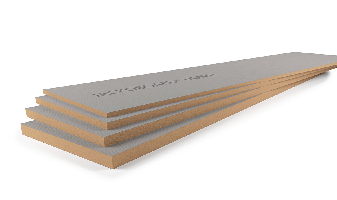 JACKOBOARD® LIGNIN : Le panneau de construction optimisée en CO2 pour la conception moderne de salles de bains est lancé